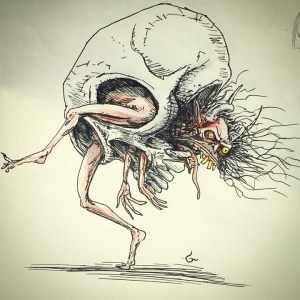 Running away from your mind.