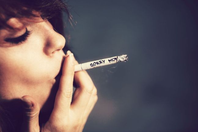 Sorry Mom Troubled Teen Smoking
